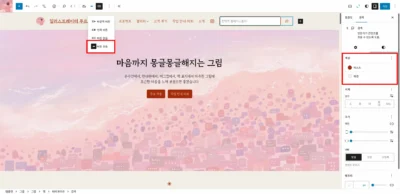 워드프레스 블록 테마 검색 버튼에 입력창 외곽선이 가리는 현상 해결